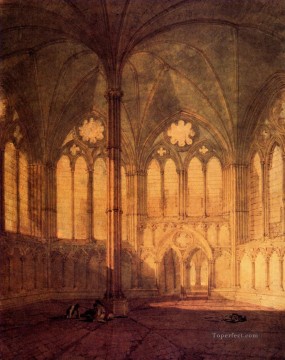 Turner Painting - La Sala Capitular de la Catedral de Salisbury Romántico Turner